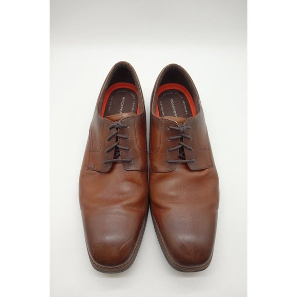 Rockport Brown Leather Lace Up Dress Oxfords Shoes Men\'s 13 W main image 10